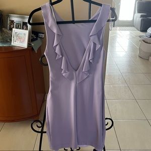 Lilac Zara backless dress